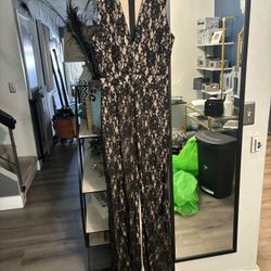 Windsor High Neck Lace Prom/Formal Dress