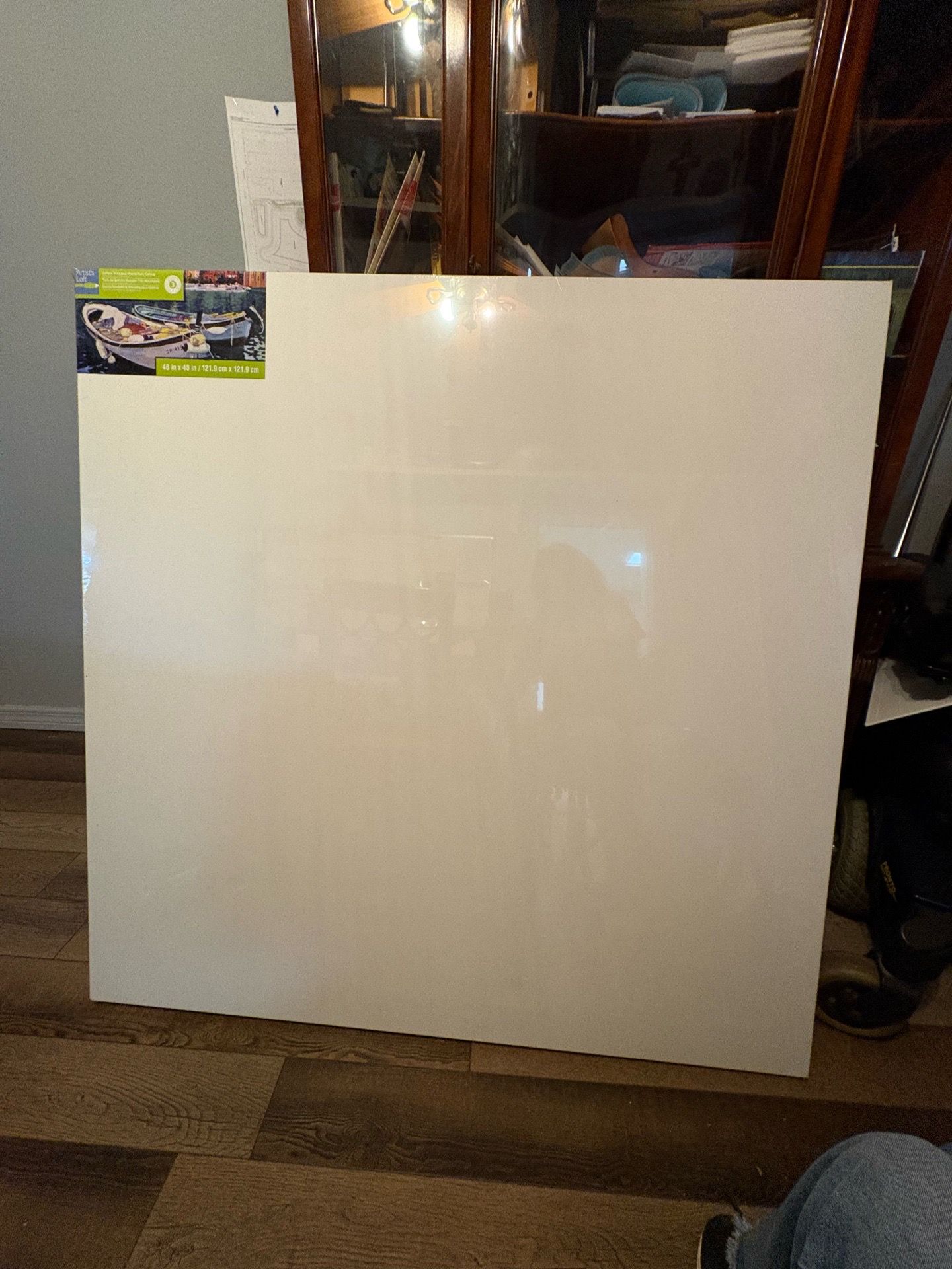 Art supplies, large canvases