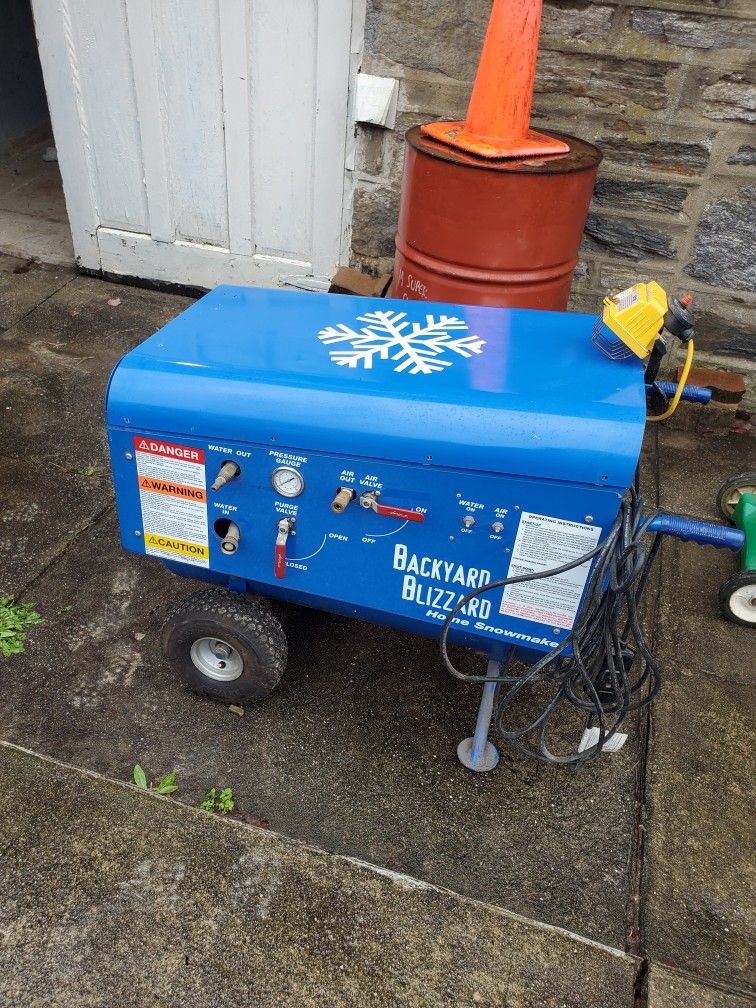 Backyard Blizzard Home Snow Maker Air Compressor