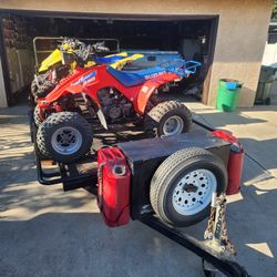 Running Quads W Trailer For Sale
