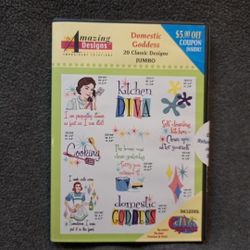 Amazing Designs Embroidery CD - Domestic Goddess
