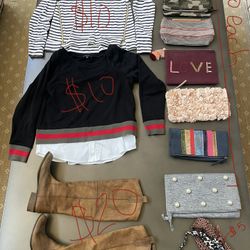 Women’s Clothes/Clutch Purses 