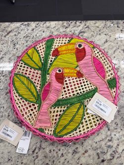 Mercedes Salazar Toucan Lover Placemat, Set of 2