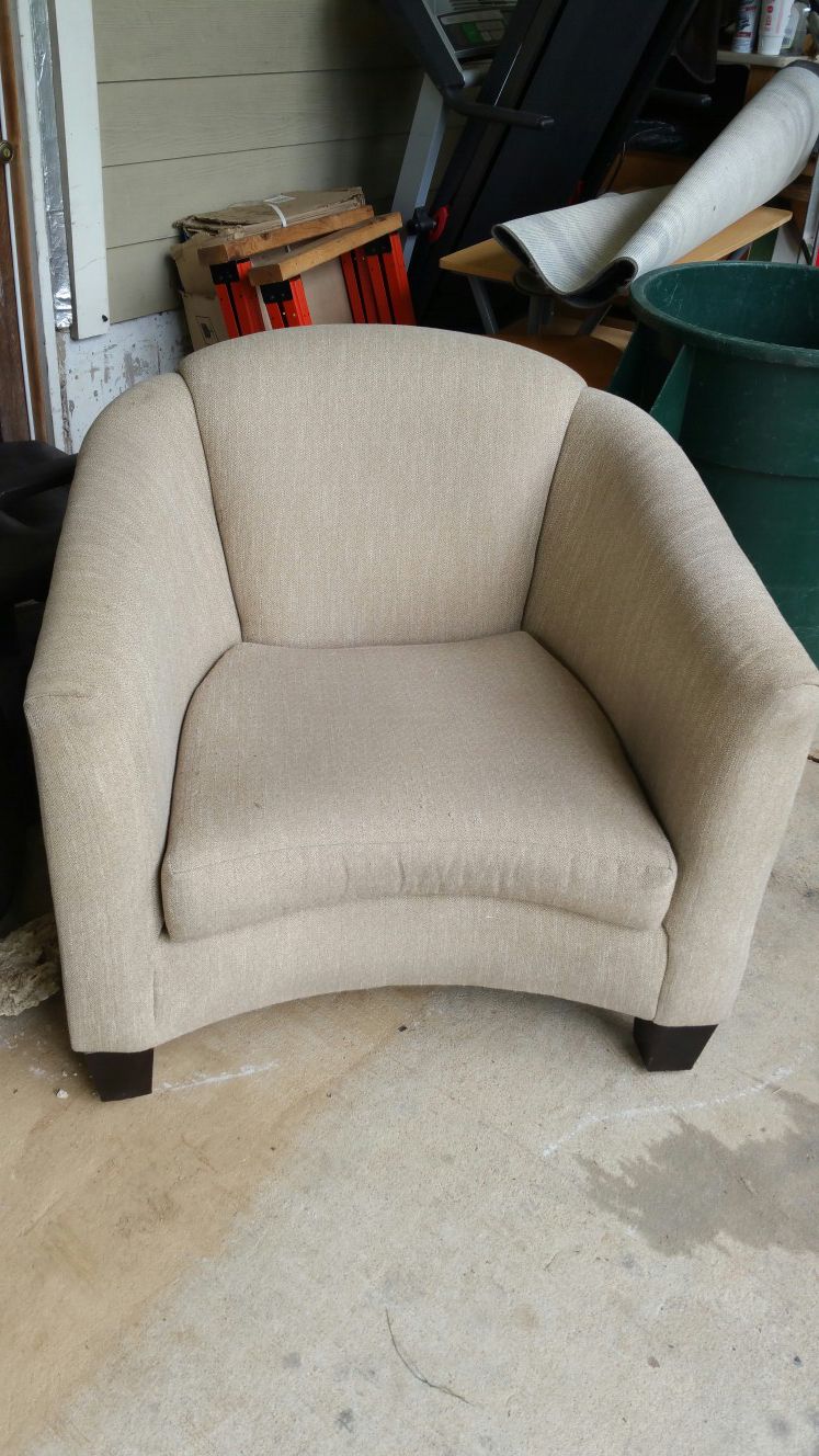 Another well-made chair 50 bucks beige in color clean