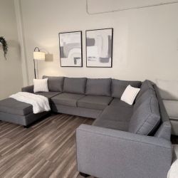 Gray Sectional Couch DELIVERY WITHIN A WEEK
