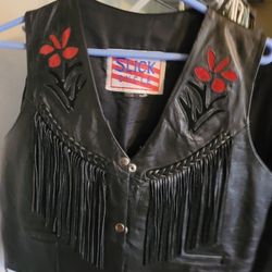 Leather Riding Vest 