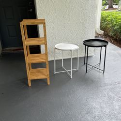FREE Assorted Tables And Shelves