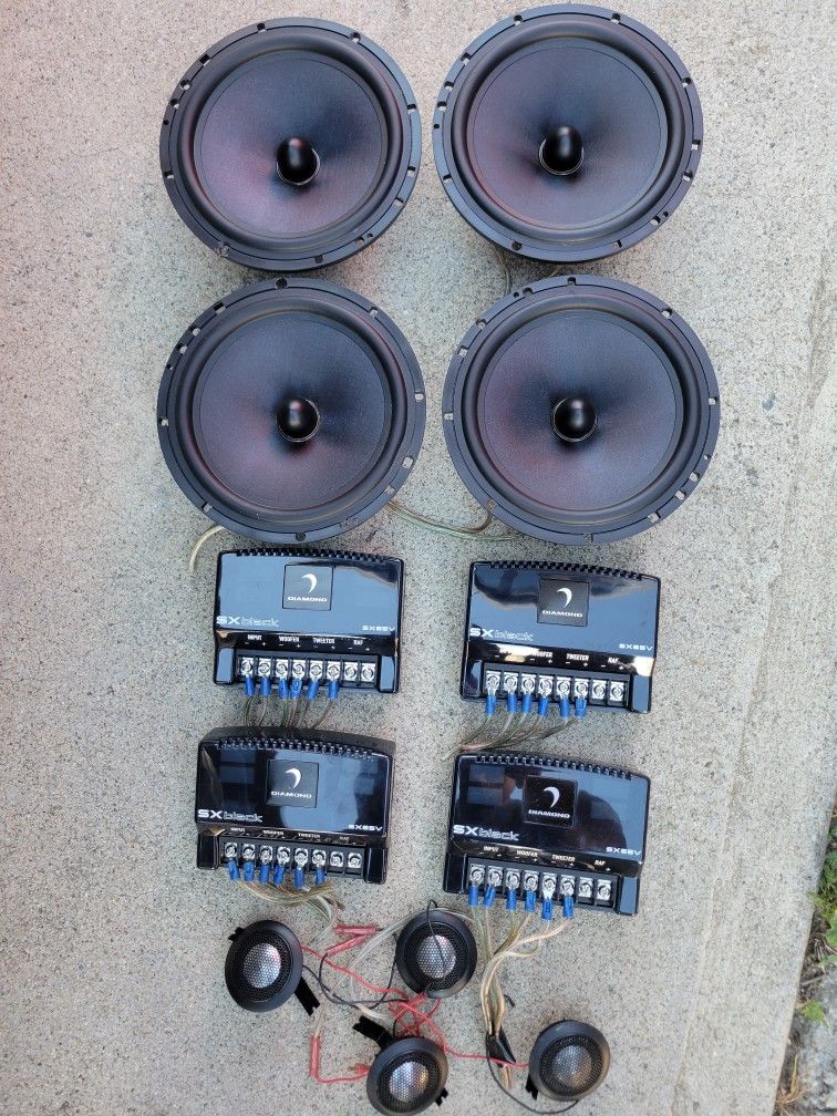 Diamond SX65V Components Speakers 6.5"
