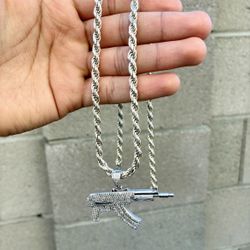 925 Silver Rope Chain 24 Inches 