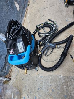 Portable Steam Cleaner with Hoses and Gun