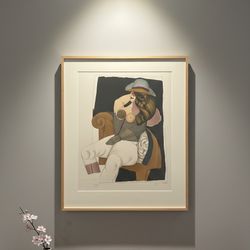 Richard Lindner Signed Limited Edition Lithograph “Nude Arizona” 110/125 | 29.5 x 25