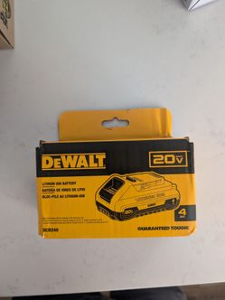 DEWALT
20V MAX Lithium-Ion 4.0Ah Battery