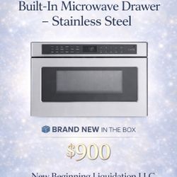 Cafe Built Microwave Drawer Stainless Steel 