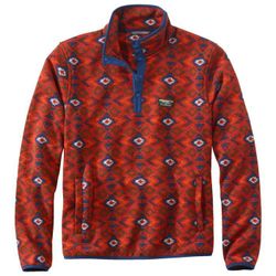 X-Large L.L.Bean Men's  Fleece Pullover Sweater, Print