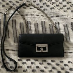 Marc Jacobs Black Leather Cross Body Purse 