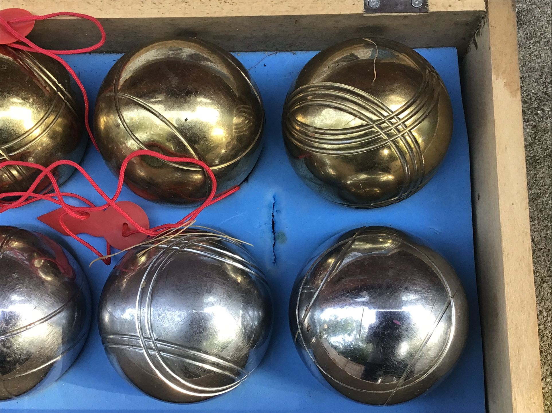 Essential Gear Steel Bocce Ball Set With Case And Instructions for Sale