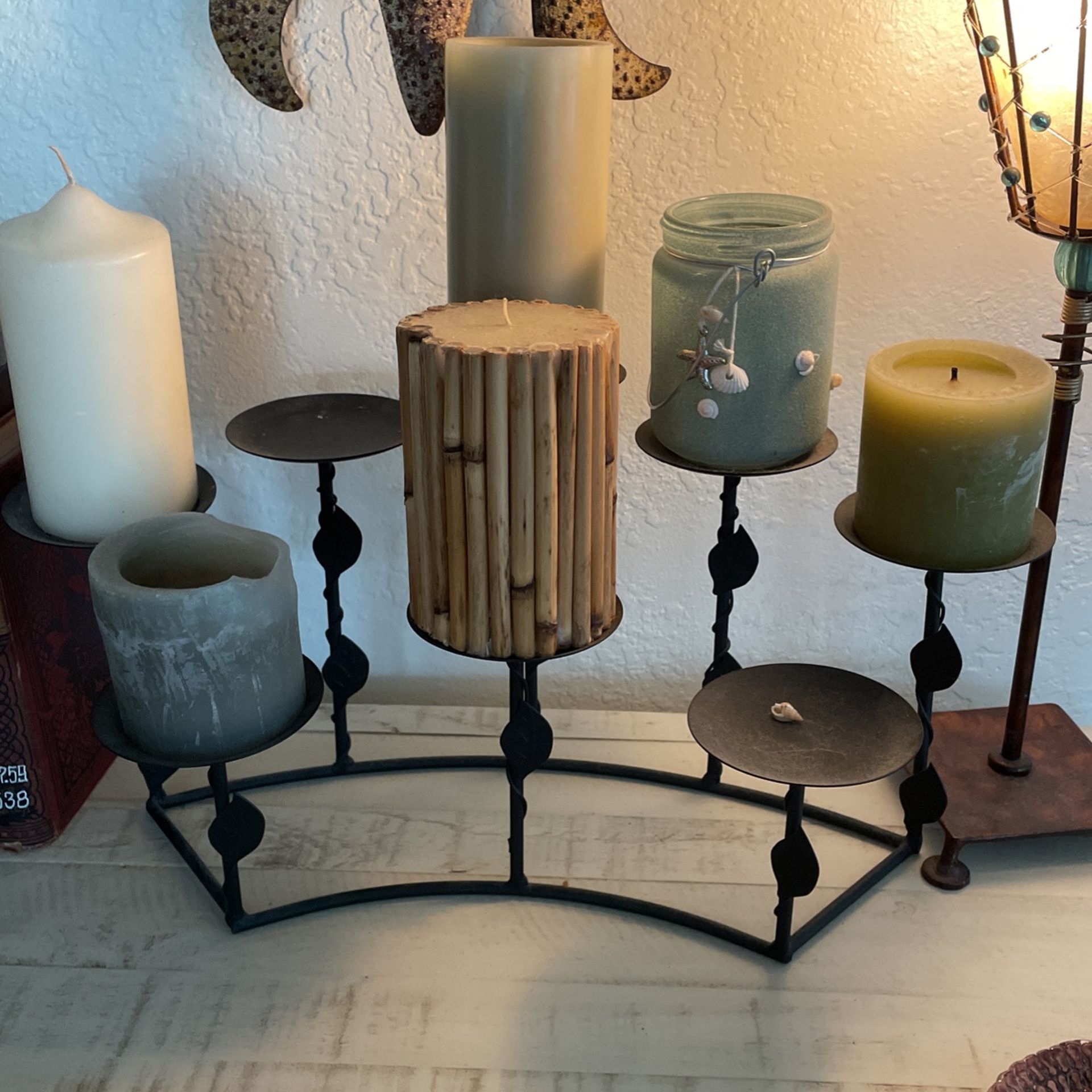 Sturdy metal Candle Holder - $10.99