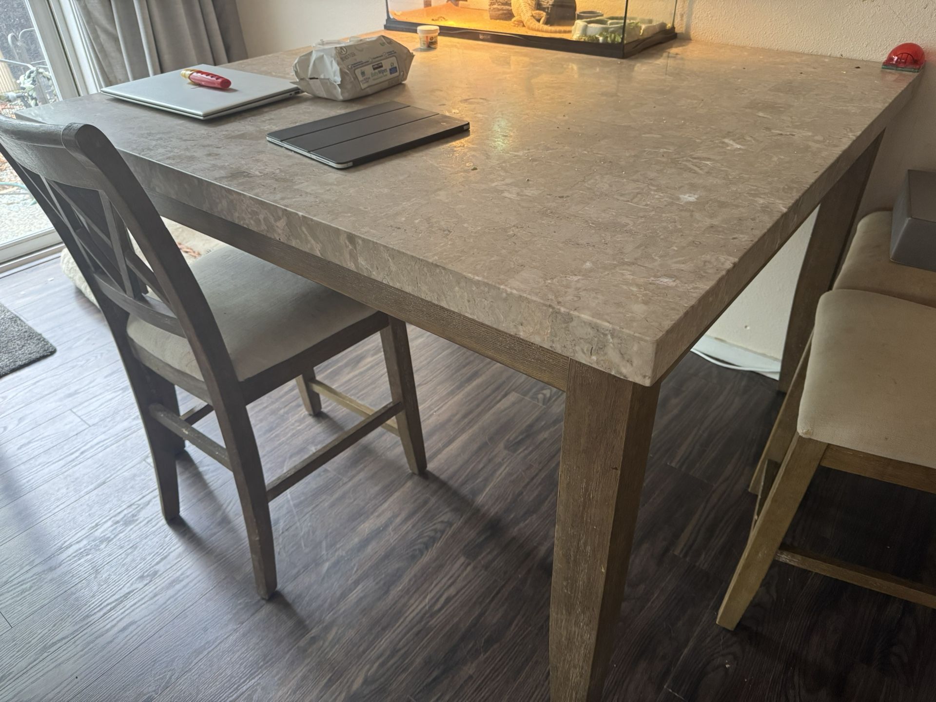 Granite Counter-height Dining Table
