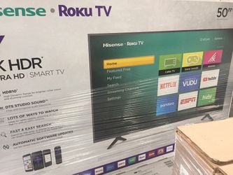 50” inch Hisense Smart Roku UHDTV 4K