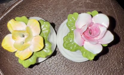 Vintage AYNSLEY BONE CHINA Salt & Pepper shakers