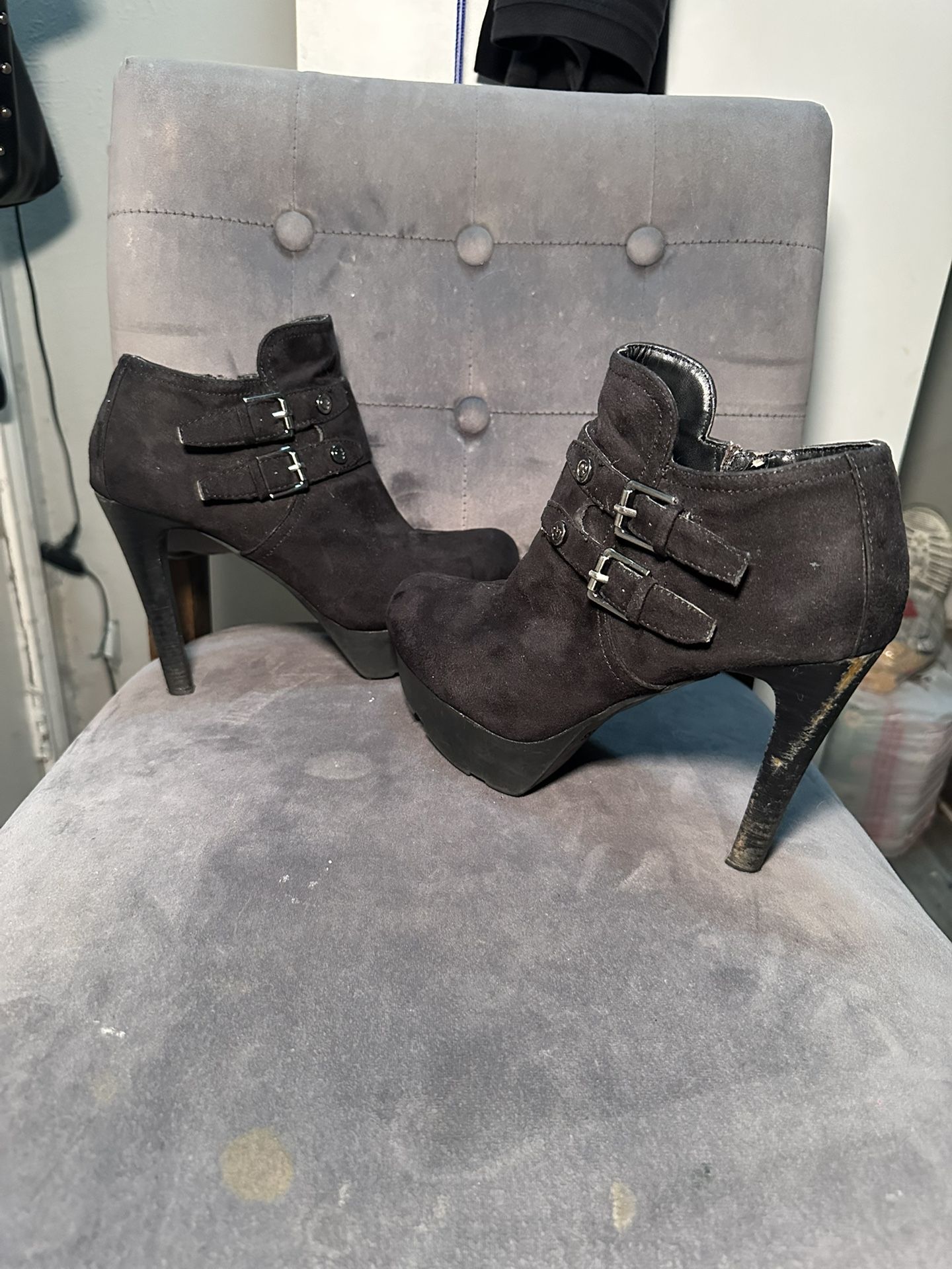 Guess black ankle boots. Size 7 1/2