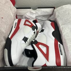 Nike Air Jordan 4 Red Cement   Size 10M  $270
