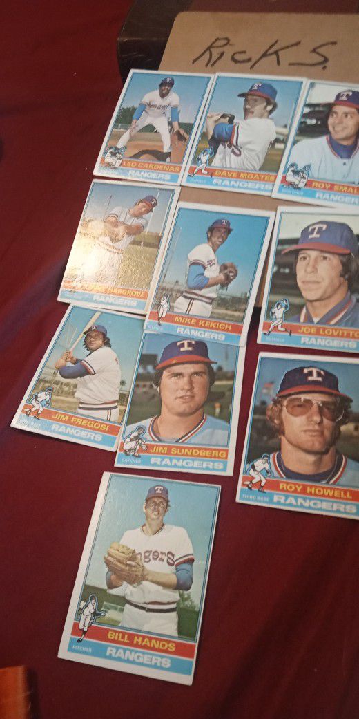 1976 Topps Baseball Cards PADRES