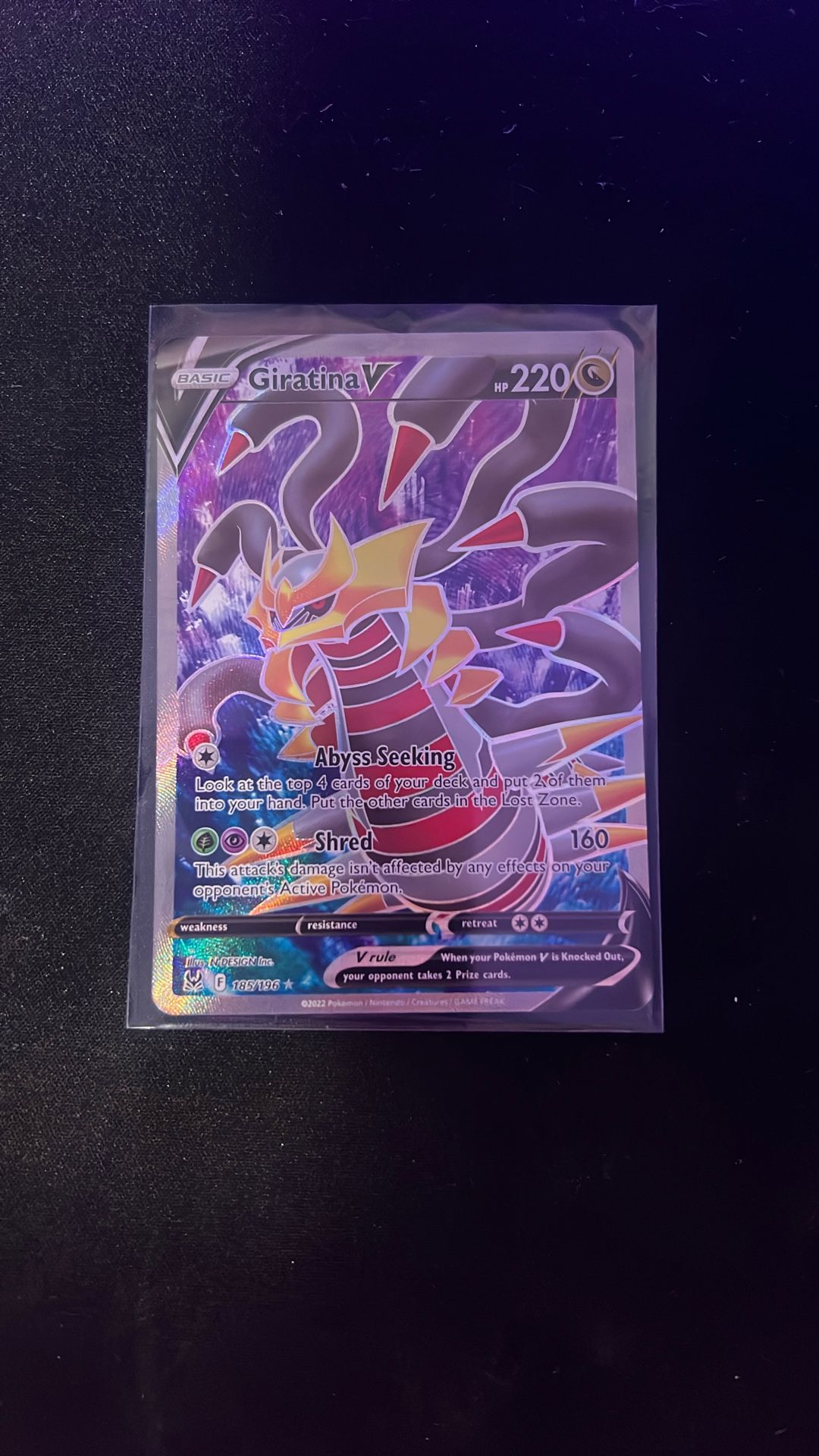 Giratina V Pokemon Card