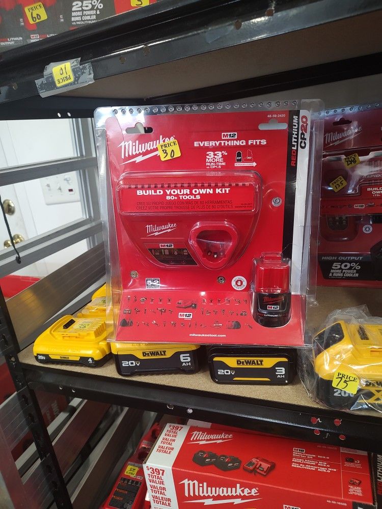 Milwaukee M12 Redlithium M12 Starter Kit W/Cp2.0 Battery 