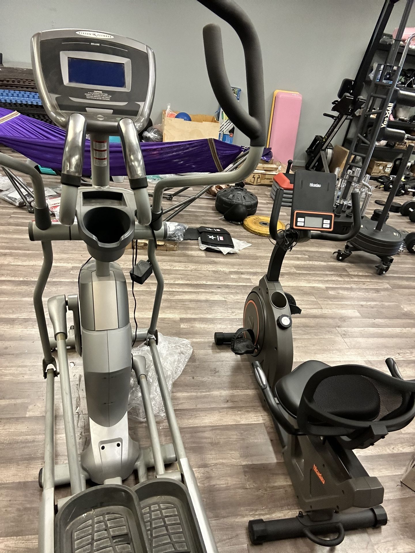 Vision Fitness Elliptical Folding Elliptical Cross Trainer Vision