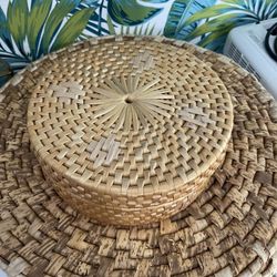 Coasters Woven Vintage Set