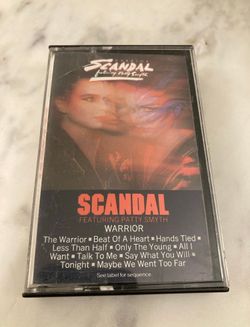 Scandal Featuring Patty Smyth Warrior Cassette Tape