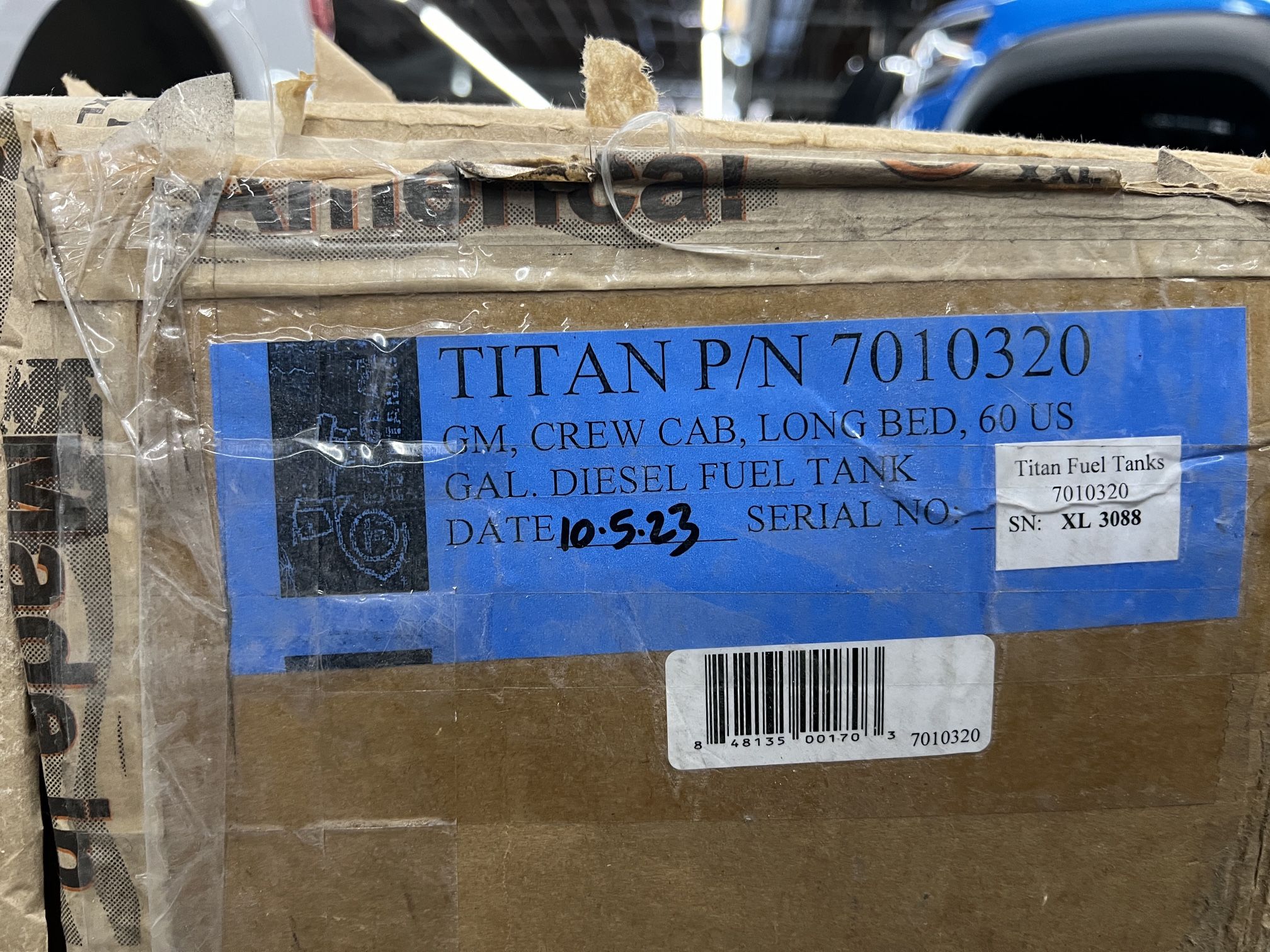 Titan 60 fuel tank for 20-25 2500/3500 Crew Cab Long Bed