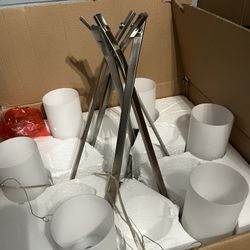 Six Light Chandelier 