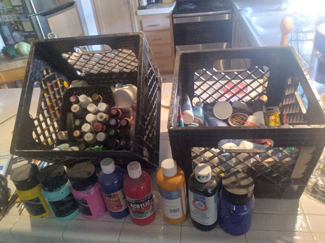 Oils -Pastels- Acrylics Paint