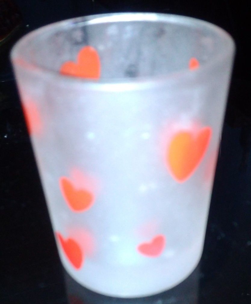 Heart ❤️ Print Candle Holder