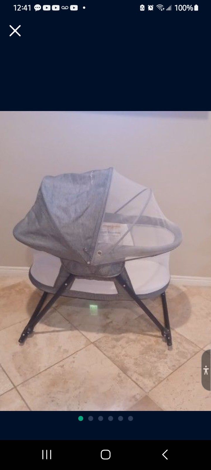 Bassinet-Compact Rocker & Clean