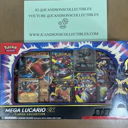 Pokemon TCG Mega Lucario ex Premium Figure Collection Box Factory Sealed