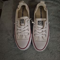 Converse White Female Size 7 Shoes 