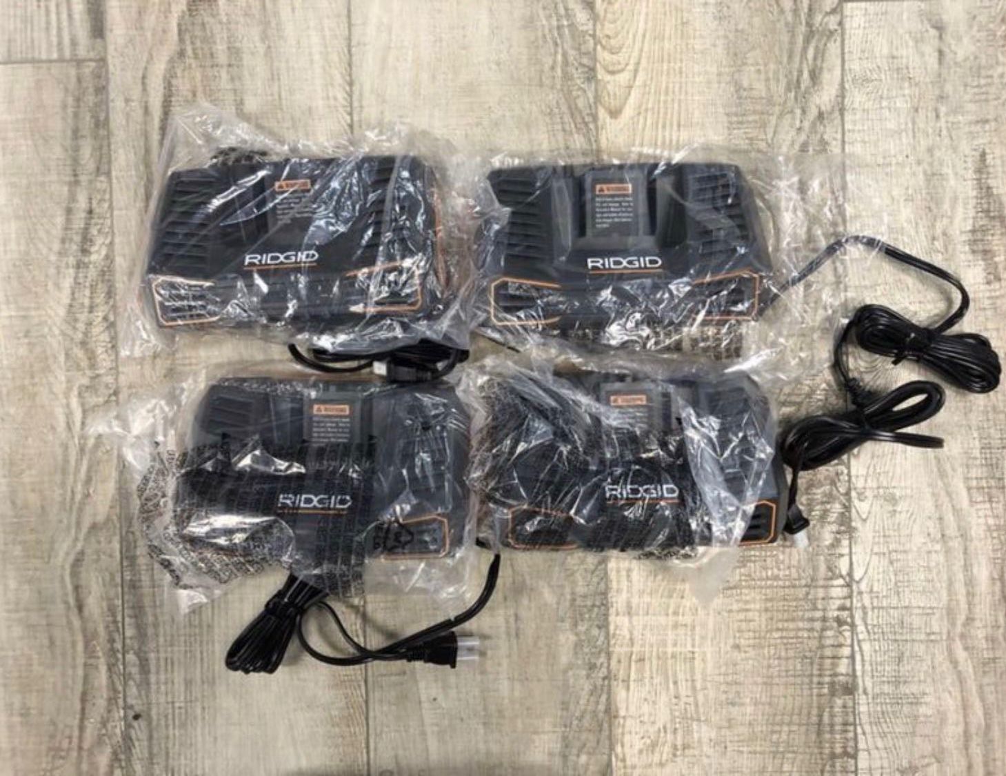 RIDGID R840095 18-Volt Dual Chemistry Battery Charger Gen 5x for 