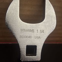 Williams Tools 1/2 Dr - 1-1/4" Oe Crowfoot Never used