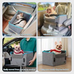 Dog Car Seat for Small Dogs Fits Front and Back Seat