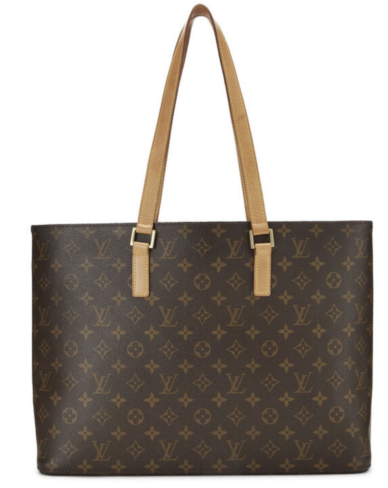 100% Authentic Louis Vuitton Monogram Canvas Luco Brown Tote Bag