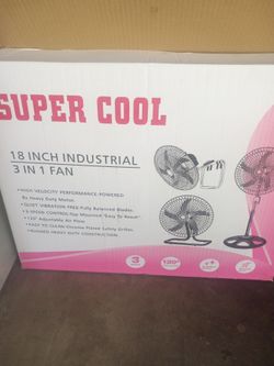 3 in one air fan New $30