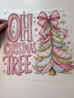 Oh Christmas Tree DTF Heat Transfer Print