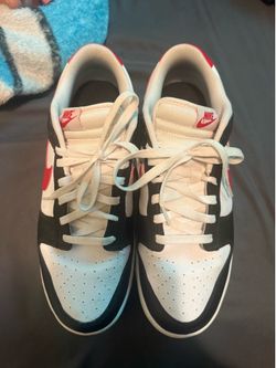 Nike dunk low black dragon red