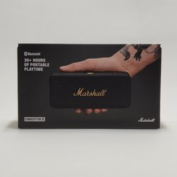 New Marshall Emberton II Portable Bluetooth Speaker Black