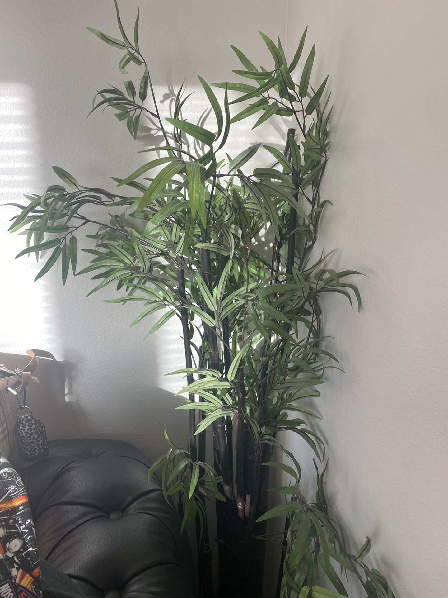 fake tall bamboo plant