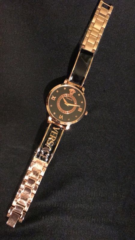 Rose Gold Versace Analog Watch