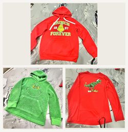 Grinch Christmas Hoodie & Shirt Bundle